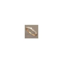 Золотое кольцо  обручальное с бриллиантами арт.17988