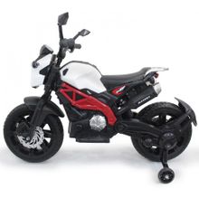 Детский электромотоцикл Harley Davidson - DLS01-WHITE-RED