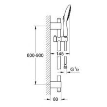 Душевой гарнитур Grohe Power and Soul 130 (27737000)