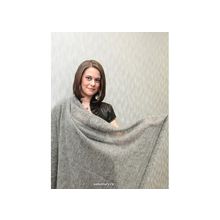 Оренбургский пуховый платок серый, арт. П2-100-03