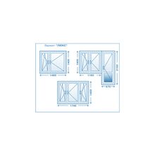 Окна 2-комнатная квартира Серия П-3 Стоимость Люкс