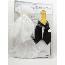 Набор свадебных украшений на шампанское (Z_1502-0394) STA186