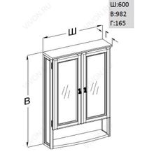 Opadiris Шкаф навесной Клио 60 нагал