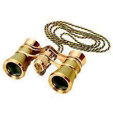 Бинокль театральный Kromatech БТ 3x25, с цепочкой (золотистый)