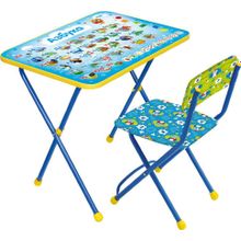 Комплекты детской складной мебели Ника КП2 Азбука (стол+стул мягк ) КП2 9