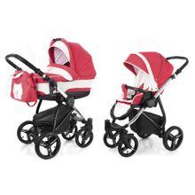 Коляска 2 в 1 Esspero Newborn Lux (шасси Chrome) - Red Lux