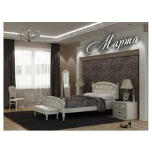 Кровать Марта (ВМК Шале) (Размер кровати: 120Х190 200, Ортопедическое основание: Нет.)