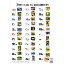 Зоопарк по алфавиту. Плакат. Г. Айрапетян, А. Голубева, С. Дроздовский