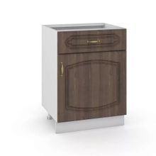 Моби Сильвия стол 600 1 ящик 1 дверь Орех Кантри ID - 310960