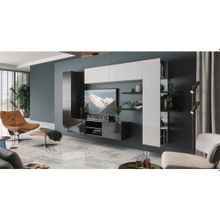 Case Гостиная Порту Венге Черный глянец