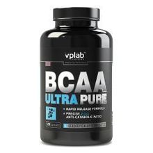 Аминокислоты BCAA VP Laboratory BCAA Ultra Pure 120 капсул банка