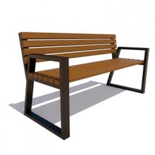 Скамейка уличная«КЁЛЬН» (1,5м (32 кг.))