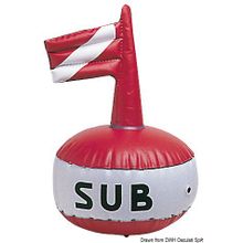 Osculati Big inflatable diver signal buoy 38 x 63 cm, 33.166.03