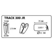 Trek Planet Спальный мешок Trek Planet Track 300 Jr (70325) (Правый)