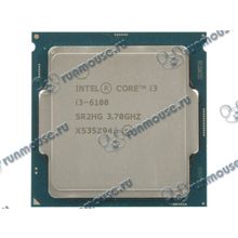 Процессор Intel "Core i3-6100" (3.70ГГц, 2x256КБ+3МБ, EM64T, GPU) Socket1151 (oem) [130836]