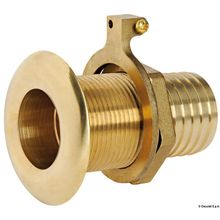 Osculati Seacock yellow brass w hose adaptor 1 2x 19 mm, 17.323.01