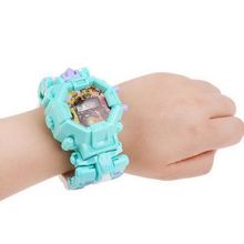 Часы-игрушка трансформер Robot Watch, фиолетовый