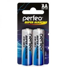 Батарейка AA Perfeo LR6 2BL mini Super Alkaline, 2шт, мини блистер