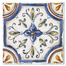 Savoia Cotto Mediterraneo Vietri Decoro Tappeto 25x25 см