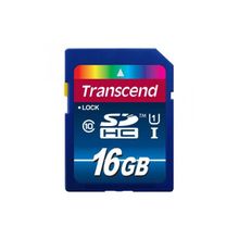 Карта Памяти SD 16Gb Transcend SDHC Class 10 UHS-I SDU1