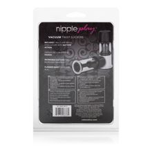 California Exotic Novelties Чёрные помпы для сосков Nipple Play Vacuum Twist Suckers (черный)