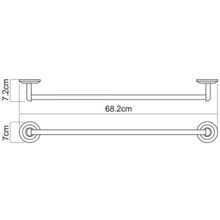 WasserKRAFT Штанга для полотенец Rhein K-6230