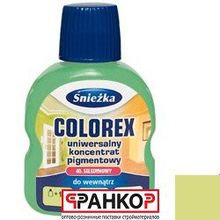 Краситель универсальный "Colorex" светло-зеленый (40) 0,1л (20 шт уп) "Sniezka"