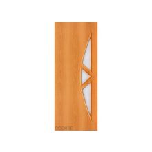 Ламинированная дверь. модель Соната ПО (Цвет: Миланский орех, Размер: 800 х 2000 мм., Комплектность: + коробка и наличники)