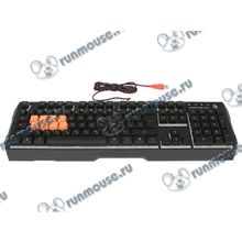 Клавиатура A4Tech "Bloody B188", 103+1кн., подсветка, водостойкая, черный (USB) (ret) [131488]