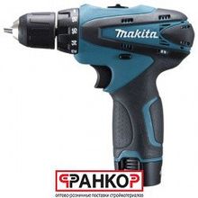 Дрель-шуруповерт аккумуляторная Makita DF 330 DWE, 10.8V Li-Ion 1.3Ah