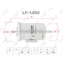 Фильтр Топливный Logan 1.4 K7j LYNXauto арт. LF1400