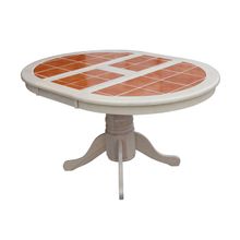 Red and Black Стол обеденный 4257Т беленый дуб