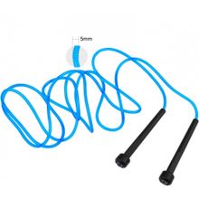 Скоростная скакалка (пластиковая, голубая)