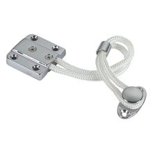Foresti & Suardi Фиксатор крышки люка хромированный Foresti & Suardi 67.C 45 х 45 мм с нейлоновой веревкой