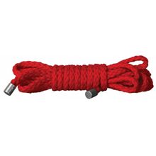 Красная веревка для бондажа Kinbaku Mini - 1,5 м. (красный)