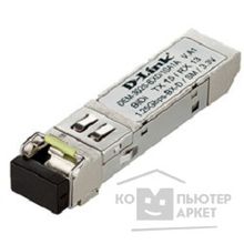 D-Link DEM-302S-BXD A1A WDM SFP-трансивер с 1 портом 1000BASE-BX-D Tx:1550 нм, Rx:1310 нм для одномодового оптического кабеля до 2 км