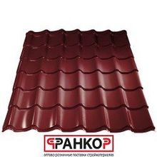 Металлочерепица Grand Line Modern 1180мм (1100мм) Optima РЕ-0,45мм