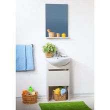 Бриклаер Тумба с раковиной Катюша 50 светлая лиственница