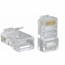 Коннектор RJ-45 CAT5e разъем 8P8C для витой пары позолоченный