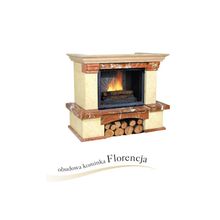 Пристенная облицовка (камин)  Bella Italia Florencja (Белла Италия Флоренция, каминокомплект с топкой)