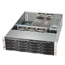 Корпус supermicro cse-836be1c-r1k03b 2x1000w черный