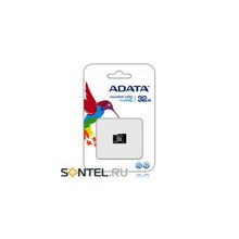 AUSDH32GCL10-R, 32GB microSD  TransFlash, Secure Digital Card, Class 10, A-DATA (без адаптера)