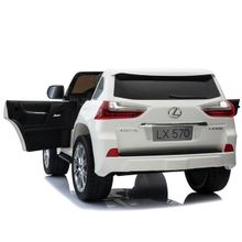 Детский электромобиль Lexus LX570 4WD MP3 - DK-LX570-WHITE (DK-LX570-WHITE)