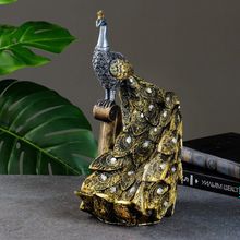 Подставка под бутылку Павлин с хвостом 
