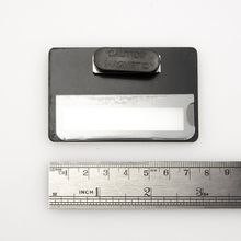 Бейдж с магнитом и информационным окном 75х50, пластик 1,5 мм