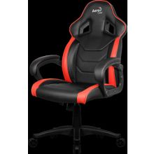 Кресло для геймера Aerocool AC60C AIR-BR , черно-красное