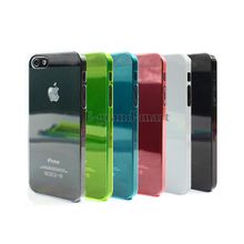 0.5mm Ultra-Thin Glossy Hard Case Cover Shell For iPhone 5 (6 Colors) Protector