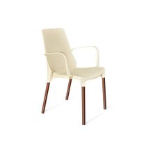 Слайн Стул Sheffilton SHT-S76 S424 бежевый медный металлик