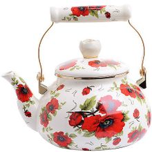 30657 Чайник Эмаль 2,5л с кр Маки MB (х12) (30657)