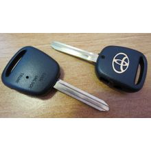 Корпус ключа зажигания для Тойота, 2 торцевые кнопки, toy43 (kt135)